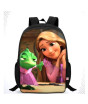 iShopping - Traverse Tangled Digital Printed Kids School Bag - Black (T107S)