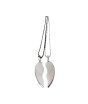 iShopping - Afreeto Broken Magnet Heart Shaped Necklace Silver