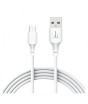 iShopping - Taar Charge UP Micro USB To USB-A 3A Charging Cable White - 1M