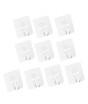 iShopping - AGM Adhesive Suction Cup Hook (Pack Of 10)