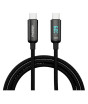 iShopping - Faster Vi-60W Type C to Type C Charging Cable Black