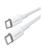 iShopping - Ugreen USB-C To USB-C 100W Fast Charging Cable White (AMT-6227)