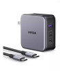 iShopping - Ugreen Nexode 3 Ports 140W USB C Charger With 240W Cable (90548)
