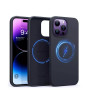 iShopping - Torras Magnetic Silicone Shockproof Case For iPhone 14 Pro Max Space Black (AMT-6272)