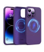 iShopping - Torras Magnetic Silicone Shockproof Case For iPhone 14 Pro Deep Purple (AMT-6274)