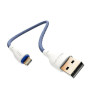iShopping - Ronin Flexin Mini iPhone Power Bank Cable Blue - (R-2055)