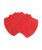 iShopping - M.Mart Car Door Handle Fiber Sticker Red Pack Of 4