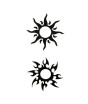 iShopping - M.Mart Fantastic Flower Temporary Tattoo Sticker