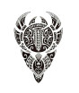 iShopping - M-Mart Polynesian Bull Temporary Tattoo Sticker