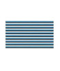 iShopping - M.Mart Car AC U Shape Moulding Decorative Strips Blue Pack Of 10