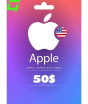 iShopping - Apple iTunes US Card $50 - Email Delivery