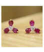 iShopping - Artistic Jewels Tops For Women Red/White (T-83)