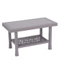 iShopping - Boss Small Double Shelf Plastic Table (B-330-LGR)