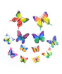 iShopping - Baba Boota 3D Butterfly Wall Stickers 12 pcs Multi Colors