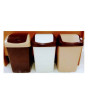 iShopping - Easy Shop Brown Covered Plastic Recycle Garbage Dustbin - 10 Liter