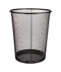 iShopping - Easy Shop Black Net Metal Waste Paper Basket - Large