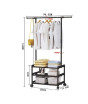 iShopping - Easy Shop Cloth Hanging and Shelfing Rack in Fiber