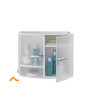 iShopping - Easy Shop Bathroom Cabinet Plastic Washroom Storage