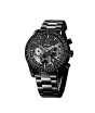 iShopping - Benyar Date Chronograph Edition Stainless Steel Men's Watch Black (by-5120-7)