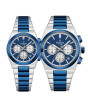 iShopping - Naviforce Bond Chrono Watch For Couples Blue (nf-8048C-2)