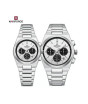iShopping - Naviforce Bond Chrono Watch For Couples Silver (NF-8048C-7)