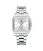iShopping - Naviforce Sleek Square Watch For Men Silver (NF-9239g-8)