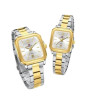 iShopping - Naviforce Square Soulmates Watch For Couple Two Tone (NF-9239C-6)