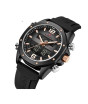 iShopping - Naviforce Global Master Watch For Men Black - (NF-9264-3)