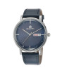 iShopping - Bigotti Analog Leather Men's Watch Navy Blue (BG.1.10062-4)