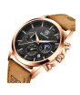 iShopping - Benyar Chronograph Men's Leather Watch Mustard (BY-5160-2)