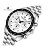 iShopping - Pagani Design Seiko V63 Movement Watch For Men Silver (PD-1701-19)