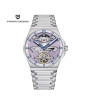 iShopping - Pagani Design Skeleton Design Watch For Men Silver (PD-YS028-5)