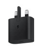 iShopping - Samsung 25W 3 Pin Fast Charging Travel Adapter Black