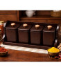 iShopping - BNwood Premium Wooden Spice Jar Set