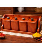 iShopping - BNwood Premium Wooden Spice Jar Set