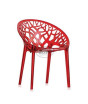 iShopping - Boss Poly Carbonate Crystal Tree Chair Red Wine (BP-309-PC)