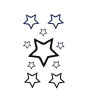 iShopping - G-Mart Star Chain Arm Temporary Tattoo Sticker
