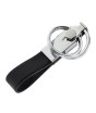 iShopping - G-Mart Double Ring Leather Metal Key Chain