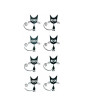 iShopping - G-Mart Cat Scare Cartoon Temporary Tattoo Sticker
