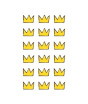 iShopping - G-Mart Crown Cartoon Temporary Tattoo Sticker
