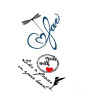 iShopping - G-Mart I love English Letter Temporary Tattoo Sticker