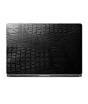 iShopping - G-Mart Crocodile Texture Back Skin Laptop Protector - Black