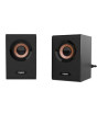 iShopping - Rapoo Wooden Active Stereo Speaker Black (A80)