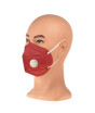 iShopping - Badar Store KN-95 4 Layers Face Mask With Filter Red Pack Of 10