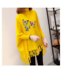 iShopping - Charming Closet Butterfly Printed Top For Women Yellow