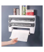 iShopping - City Mart Paper Towel Napkin & Cling Wrap Kitchen Storage Organizer