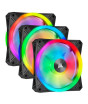 iShopping - Corsair iCUE QL120 RGB Lightning Node Core Case Fan Black Pack Of 3 (CO-9050098-WW)