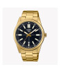 iShopping - Casio Black Dial Gold Stainless Steel Watch For Men (MTP-VD02G-1E)