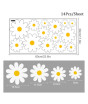 iShopping - White Daisy Flower Wall Stickers For Home Decor