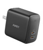 iShopping - Aukey Swift Duo 40W Dual Port PD Wall Charger Black (PA-R2S)